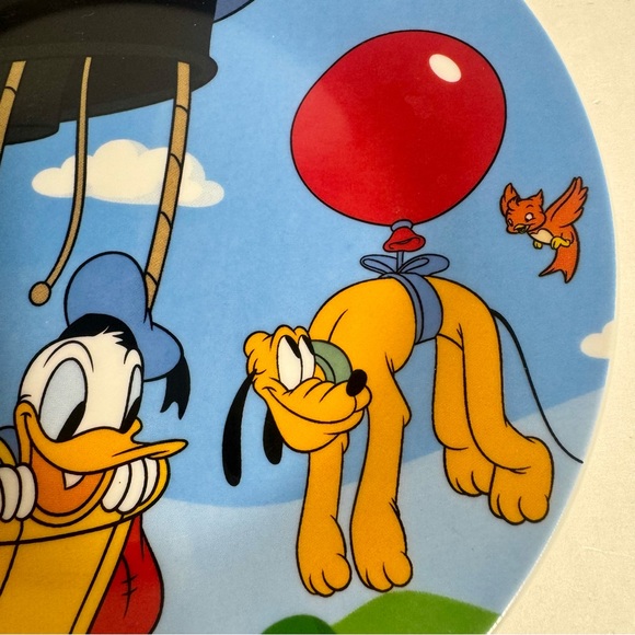 Pre-owned Disney Mickey Mouse Clubhousr. 2 Piece Ceramic Dinnerware Set. - Picture 4 of 12